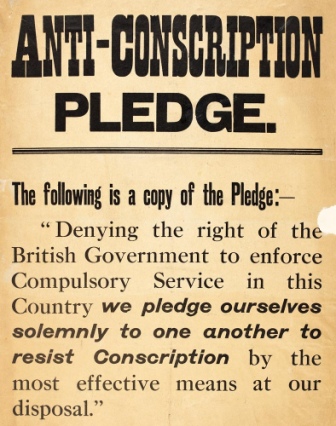 Anti-Consription Pledge